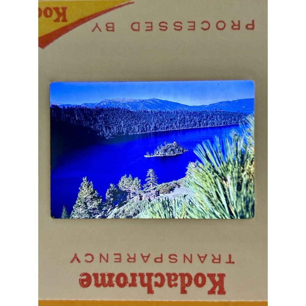 (8) VTG Kodachrome 35mm Slide Oct 1968 Yosemite Lake Tahoe Pacific Northwest